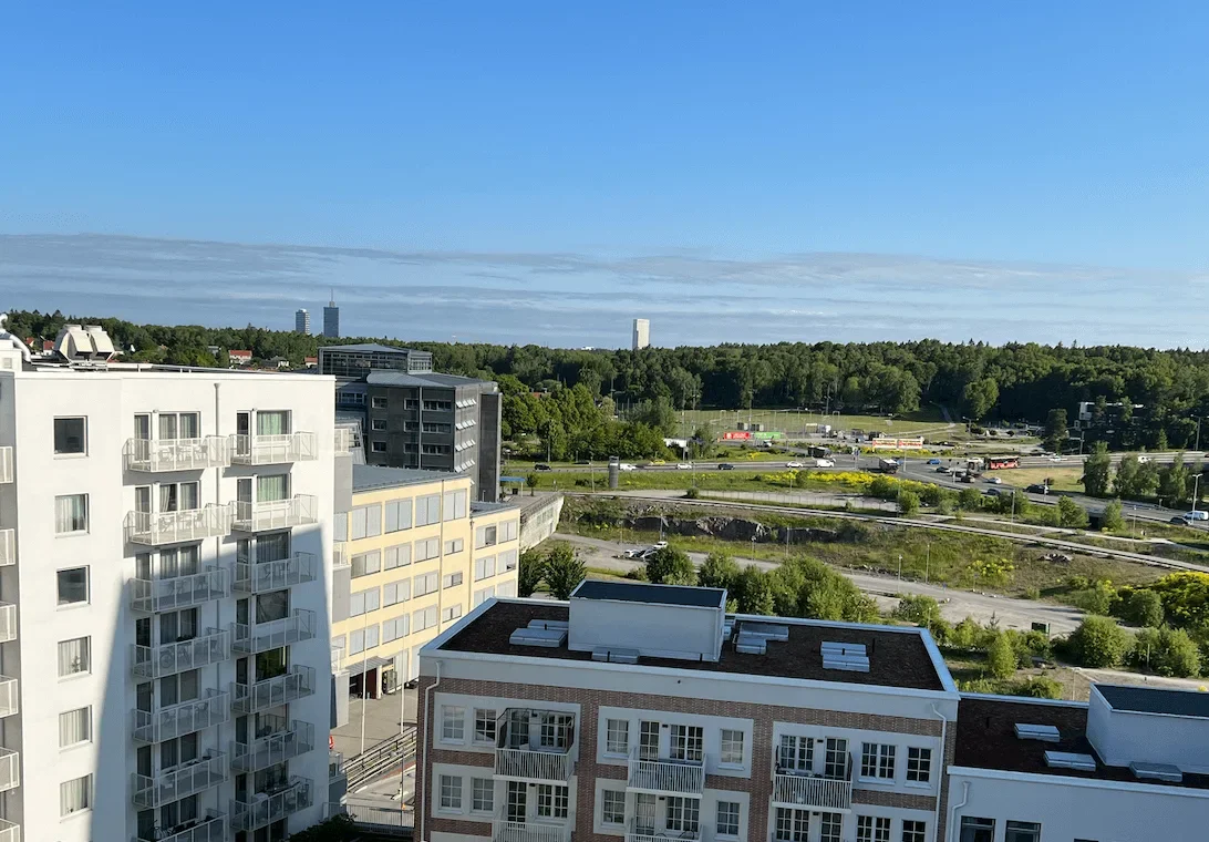Flerbostadshus som förvaltas tekniskt av S-AB